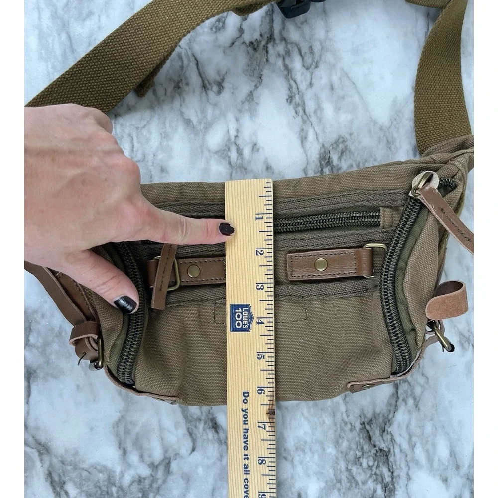 Vagabond Traveler Canvas Waist Bag Boho Festival Outdoor Active